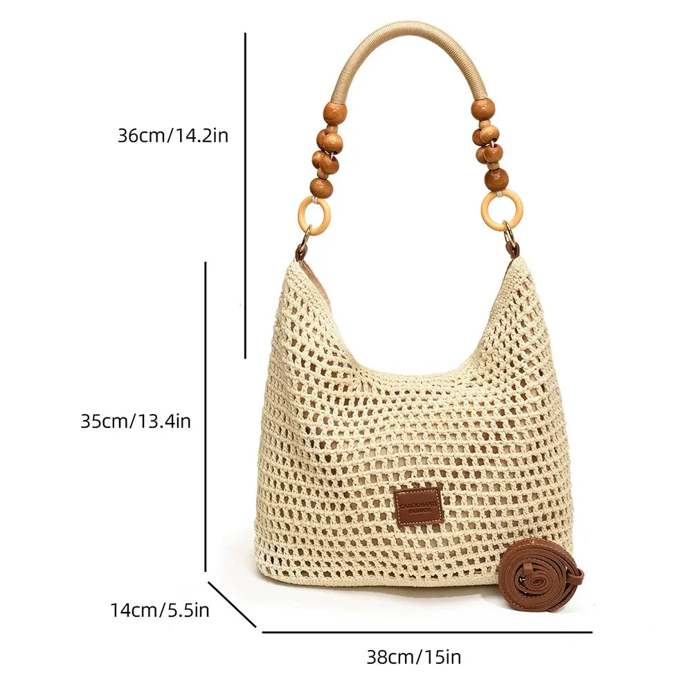 Veloria™ Crochet Cotton Tote