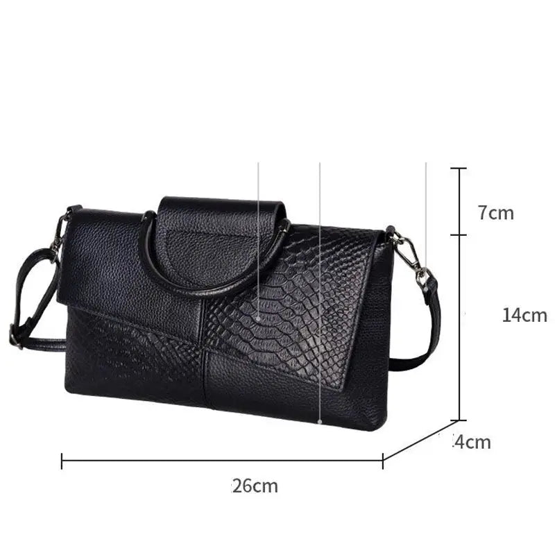 Veloria™ Minimalist PU Flap Shoulder Bag