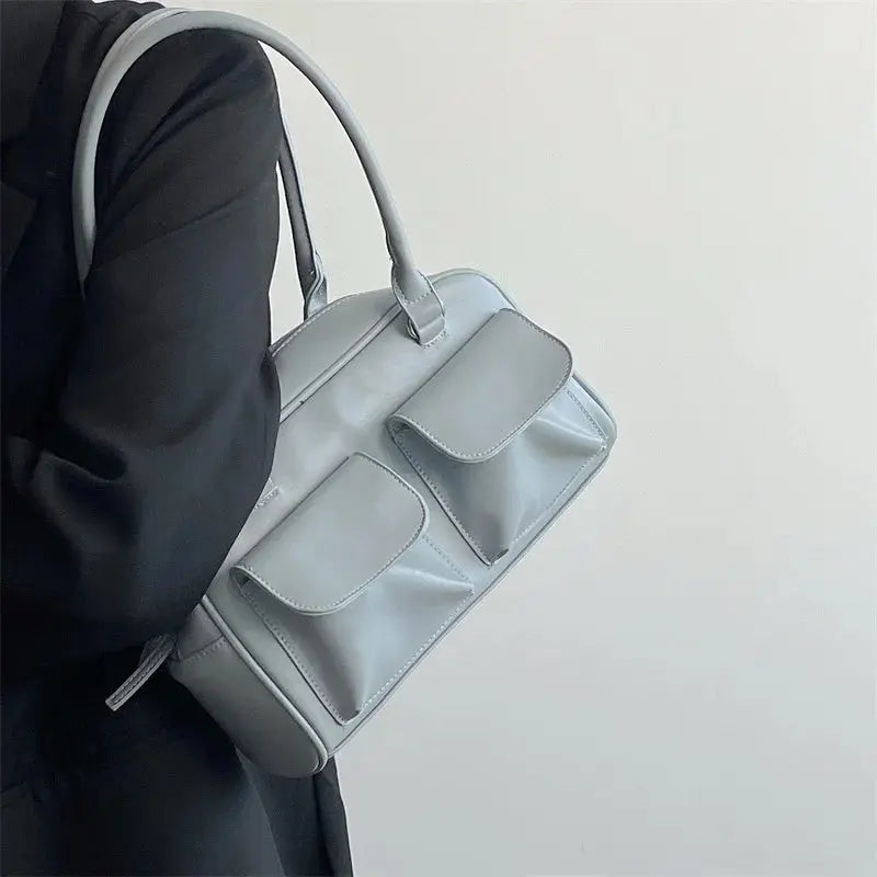 Veloria™ Vintage Bowling Shoulder Bag