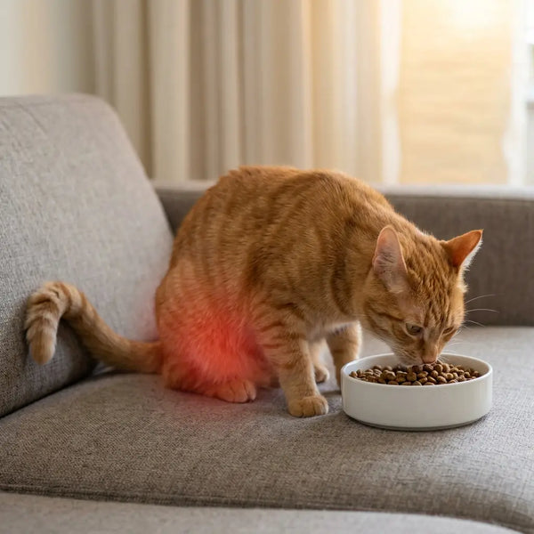 Pawsome Cat Drinking From Stainless Steel Fountain