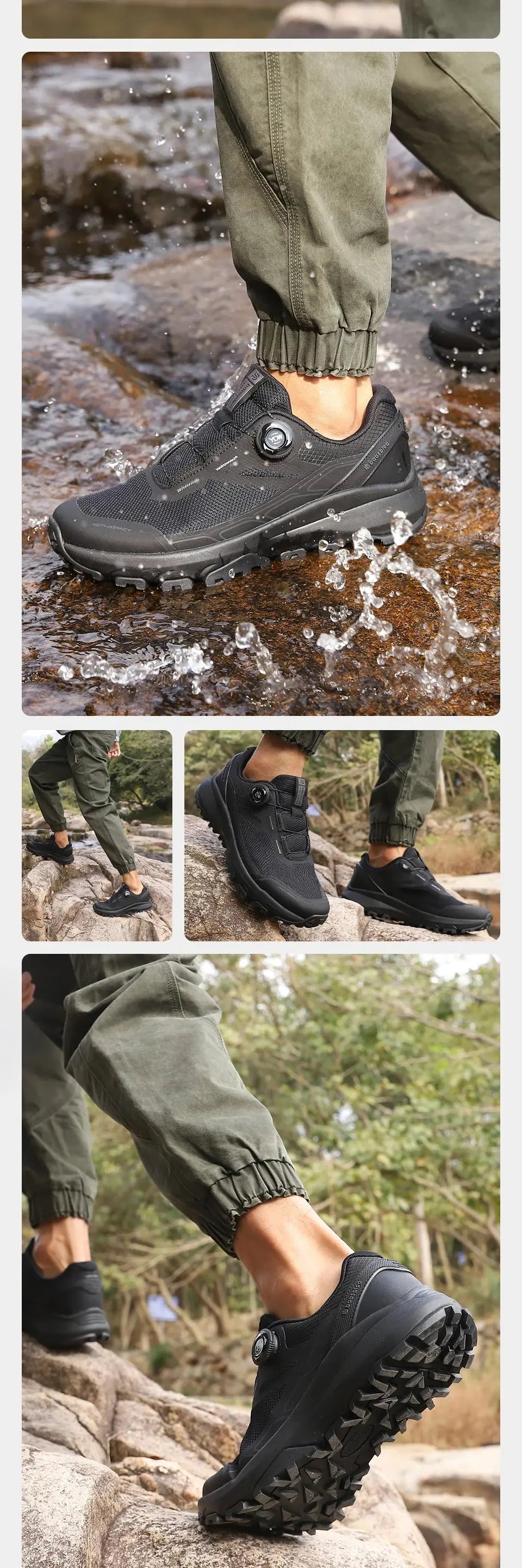 Axion Men's Breathable Trail Climbing Shoes 