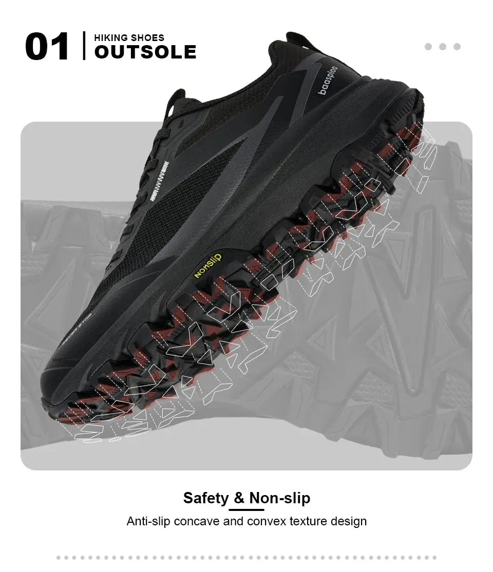 Axion Men's Lightweight Trail Hiking Shoes 