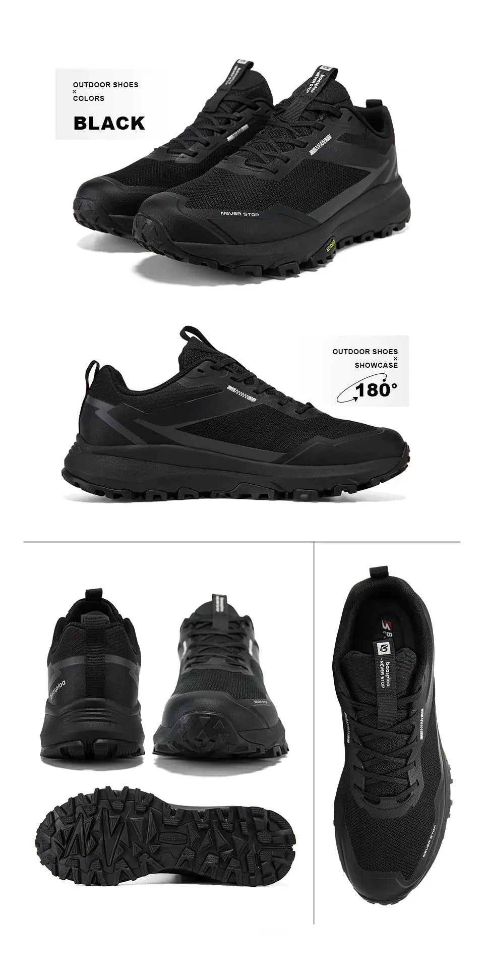 Axion Men's Lightweight Trail Hiking Shoes 