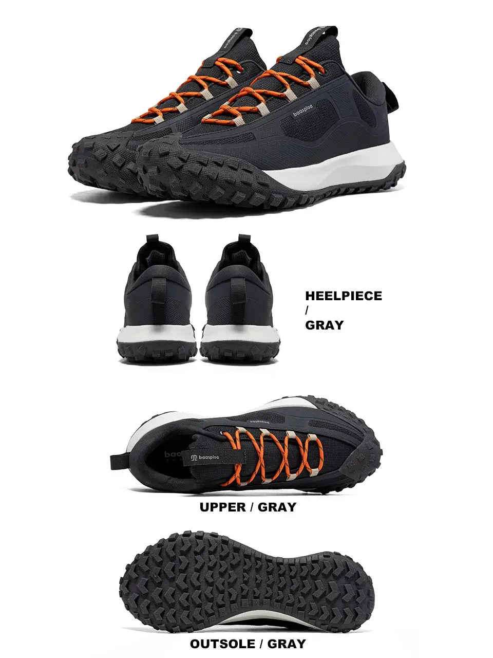 Axion Men's Waterproof Hiking Shoes 