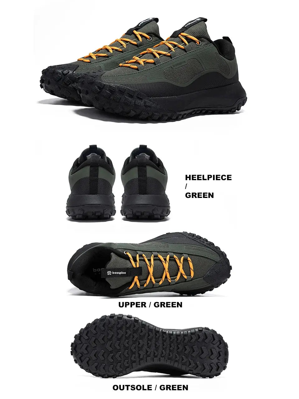 Axion Men's Waterproof Hiking Shoes 