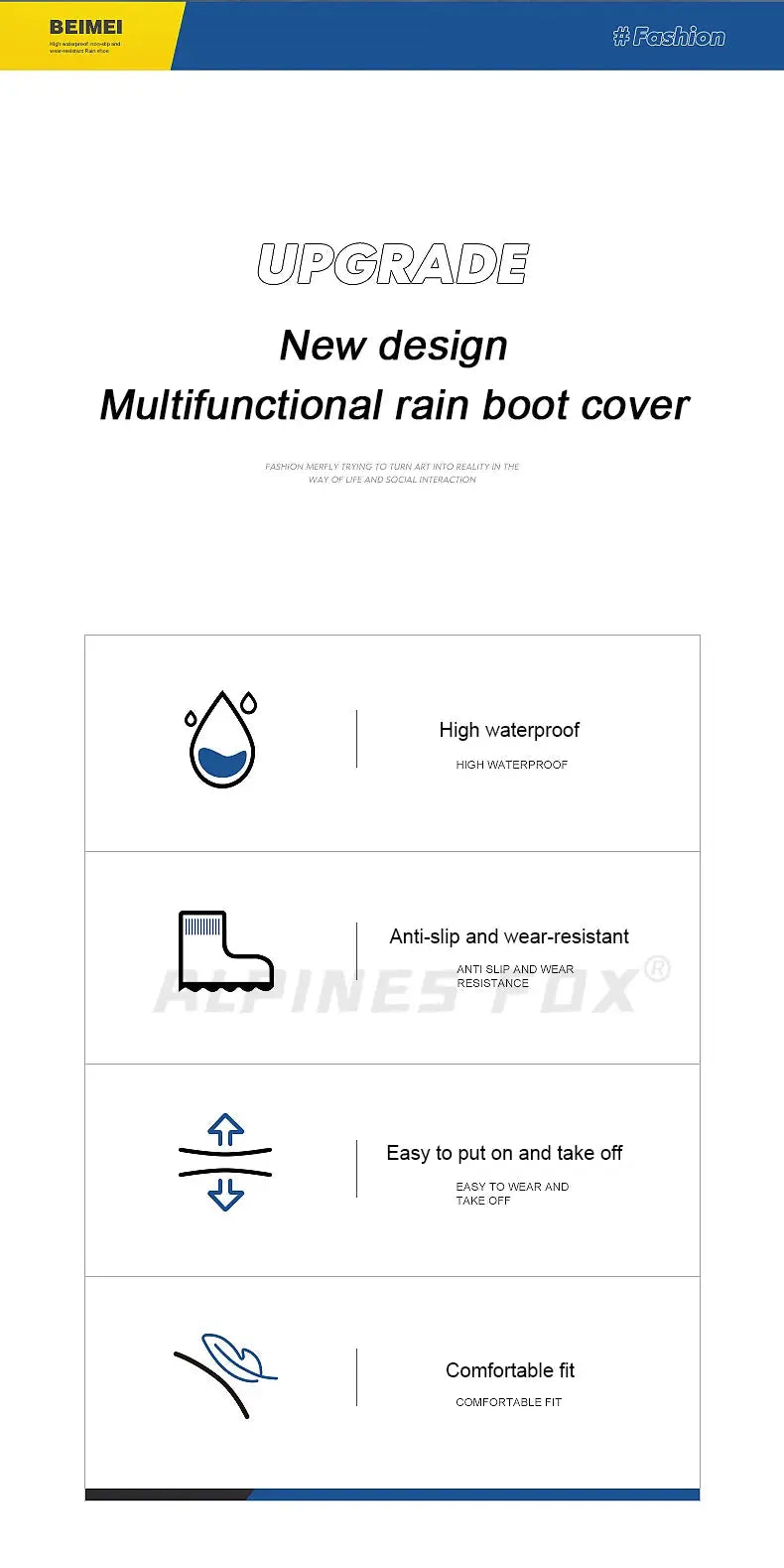 Axion Motorcycle Waterproof Boot Covers 