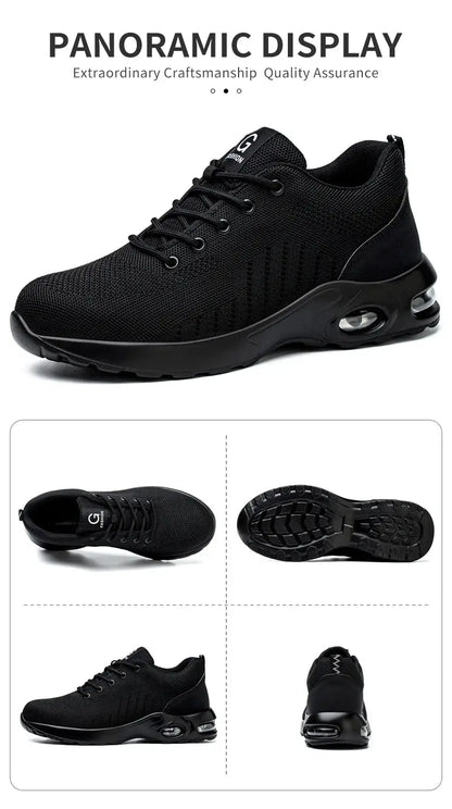 Axion Steel Toe Safety Work Shoes 