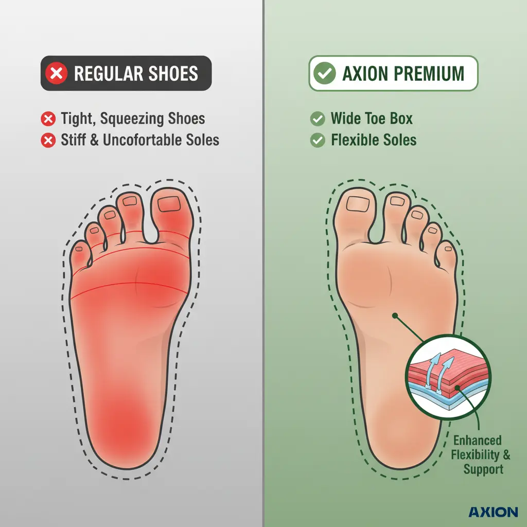 Axion Women's Orthopedic Air Cushion Walking Shoes 