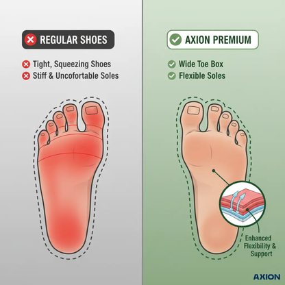 Axion Women's Orthopedic Air Cushion Walking Shoes 