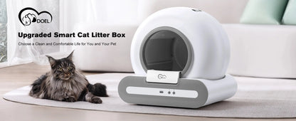DOEL™ Smart Self-Cleaning Cat Litter Box with App Control 