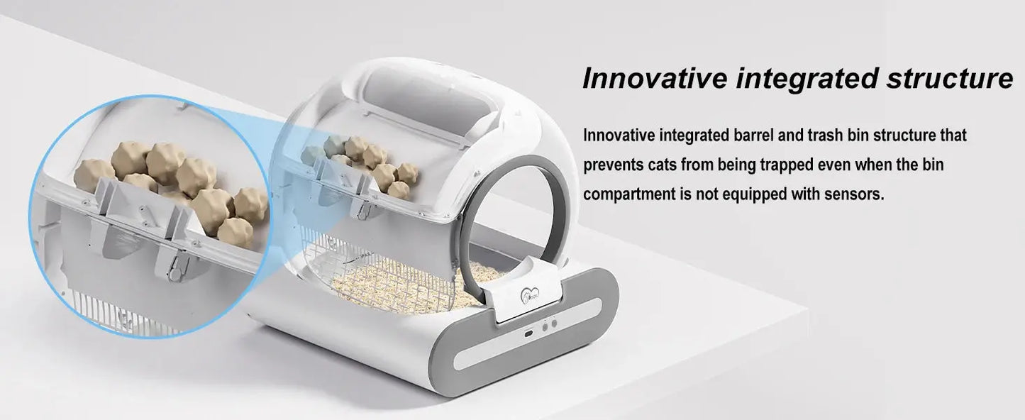 DOEL™ Smart Self-Cleaning Cat Litter Box with App Control 
