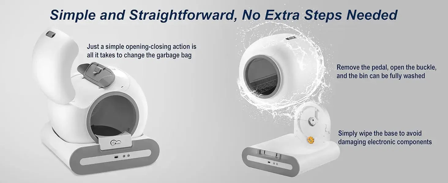 DOEL™ Smart Self-Cleaning Cat Litter Box with App Control 
