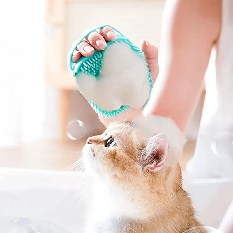 PAWSOME™ 2-in-1 Pet Bathing & Grooming Brush 