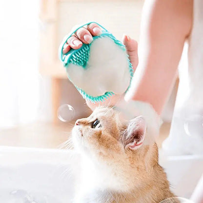 PAWSOME™ 2-in-1 Pet Bathing & Grooming Brush 