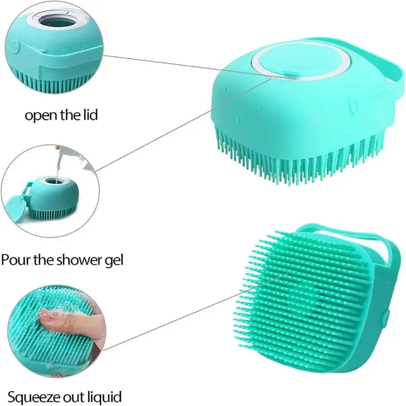 PAWSOME™ 2-in-1 Pet Bathing & Grooming Brush 