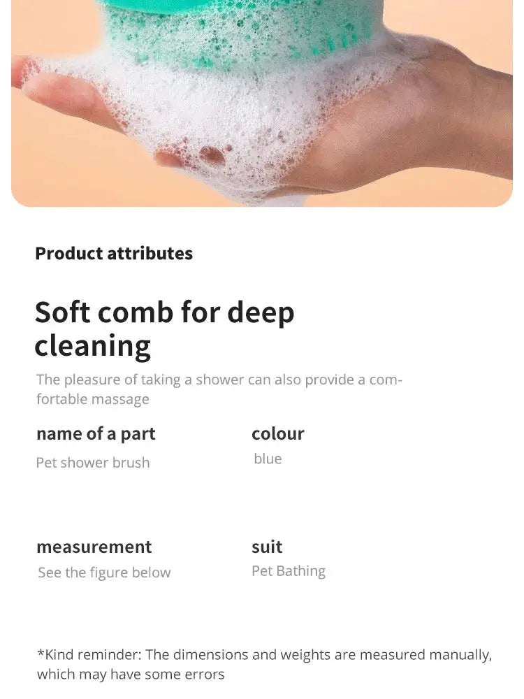 PAWSOME™ 2-in-1 Pet Bathing & Grooming Brush 