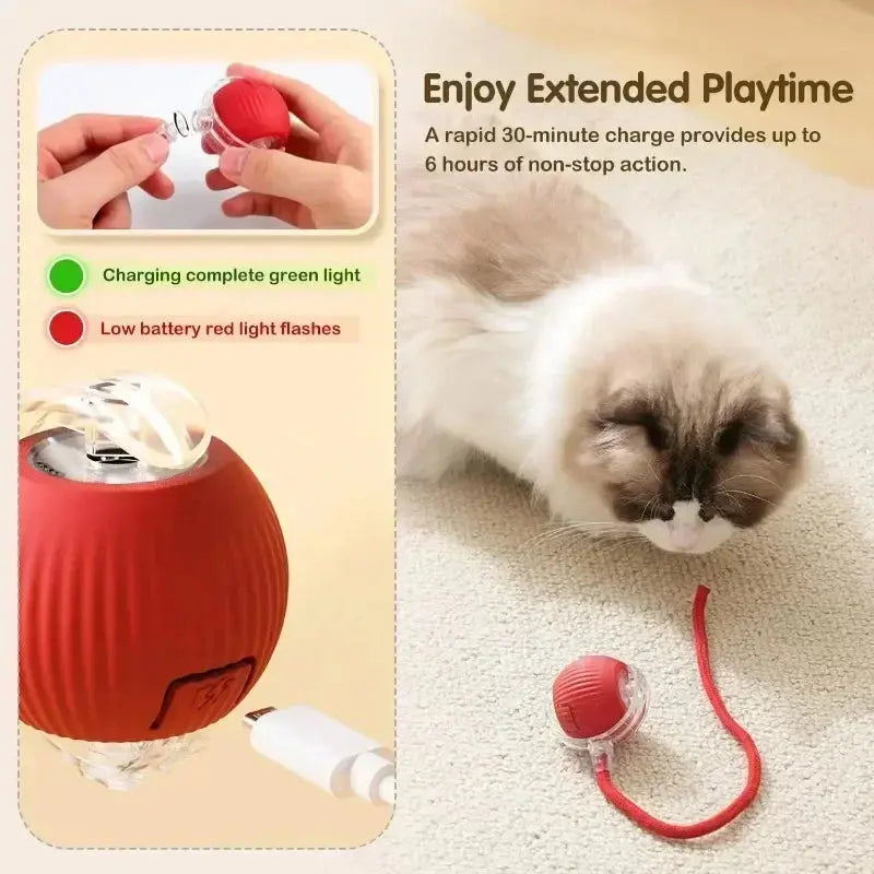 PAWSOME™ Smart Rolling Pet Toy 