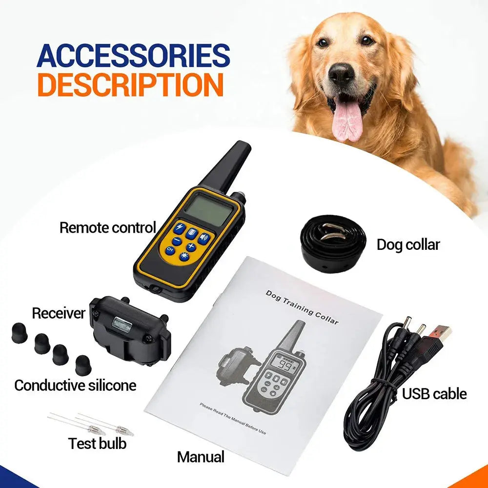 Pawsome™ Advanced Remote Dog Training Collar 