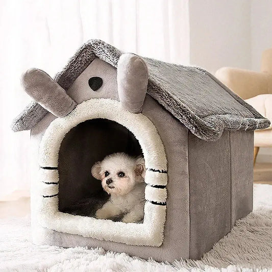 Pawsome™ Cozy Foldable Indoor Dog House 
