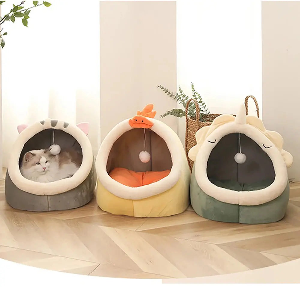 Pawsome™ Deep Sleep Foldable Cat Bed 
