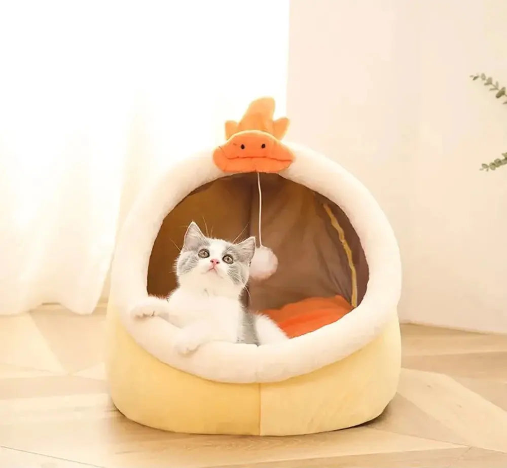 Pawsome™ Deep Sleep Foldable Cat Bed 