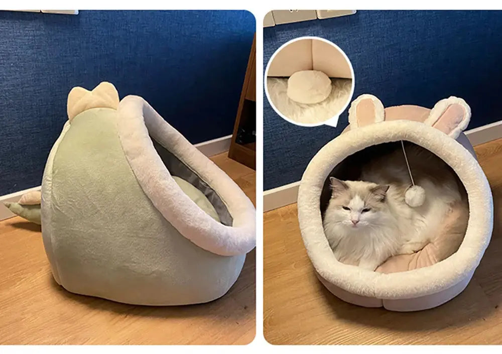 Pawsome™ Deep Sleep Foldable Cat Bed 