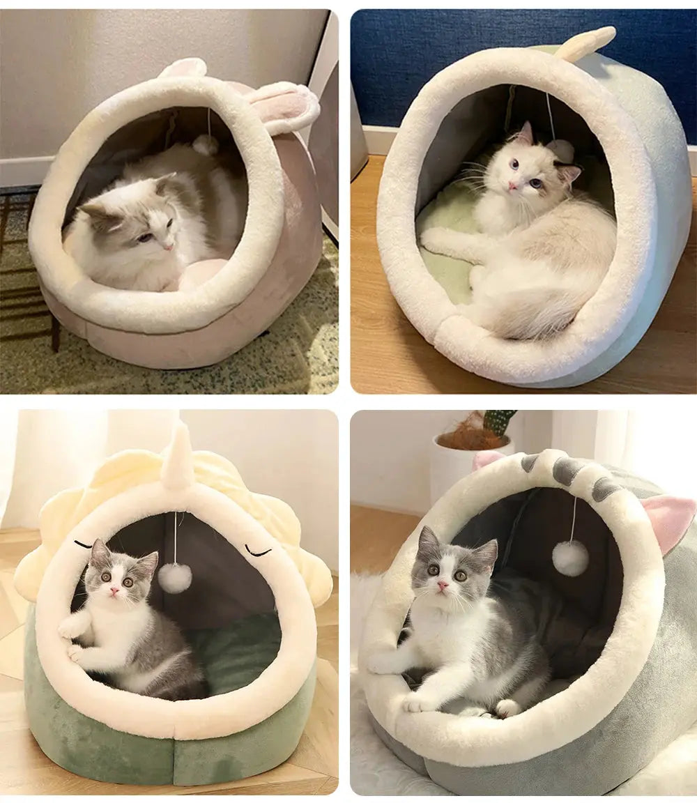 Pawsome™ Deep Sleep Foldable Cat Bed 
