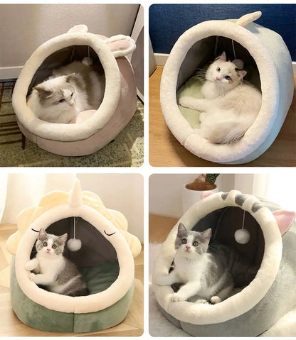 Pawsome™ Deep Sleep Foldable Cat Bed 