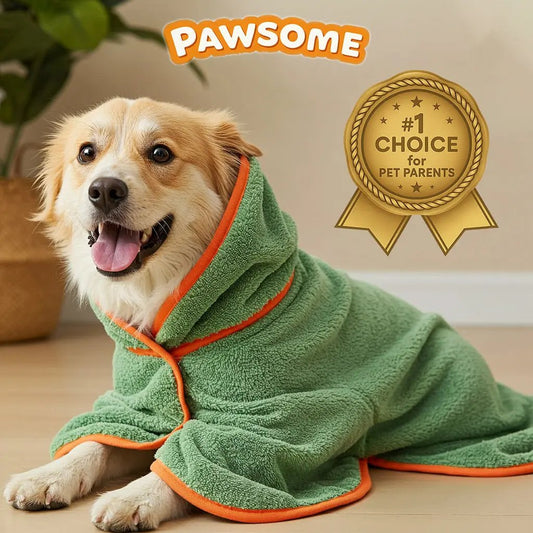 Pawsome™ Dog Quick-Drying Robe 
