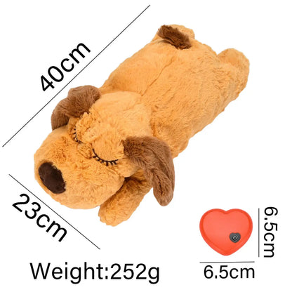 Pawsome™ Heartbeat Puppy Snuggle Toy 