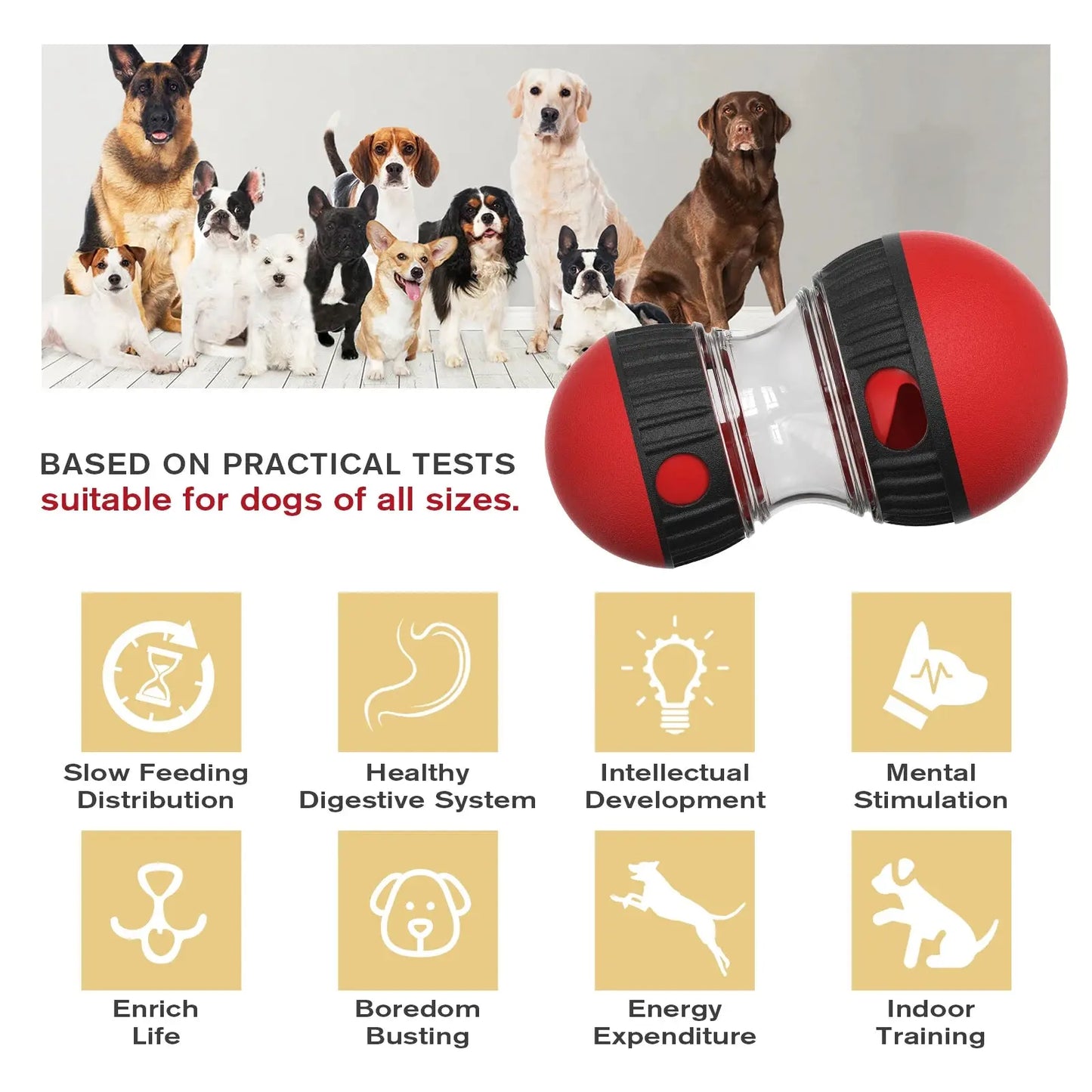 Pawsome™ IQ-Boosting Treat Ball Toy 