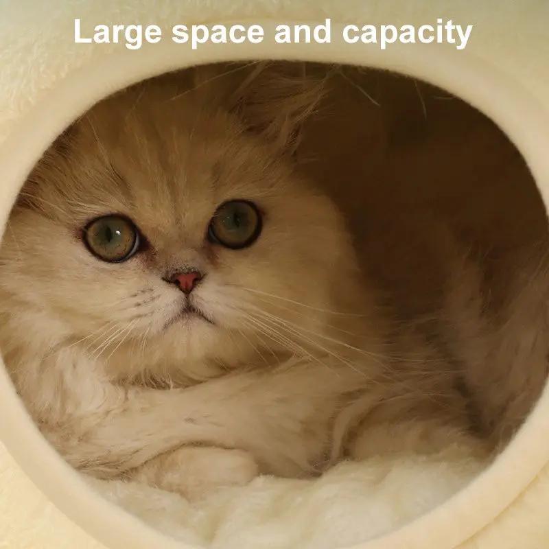 Pawsome™ Plush Frog-Shaped Pet Nest 