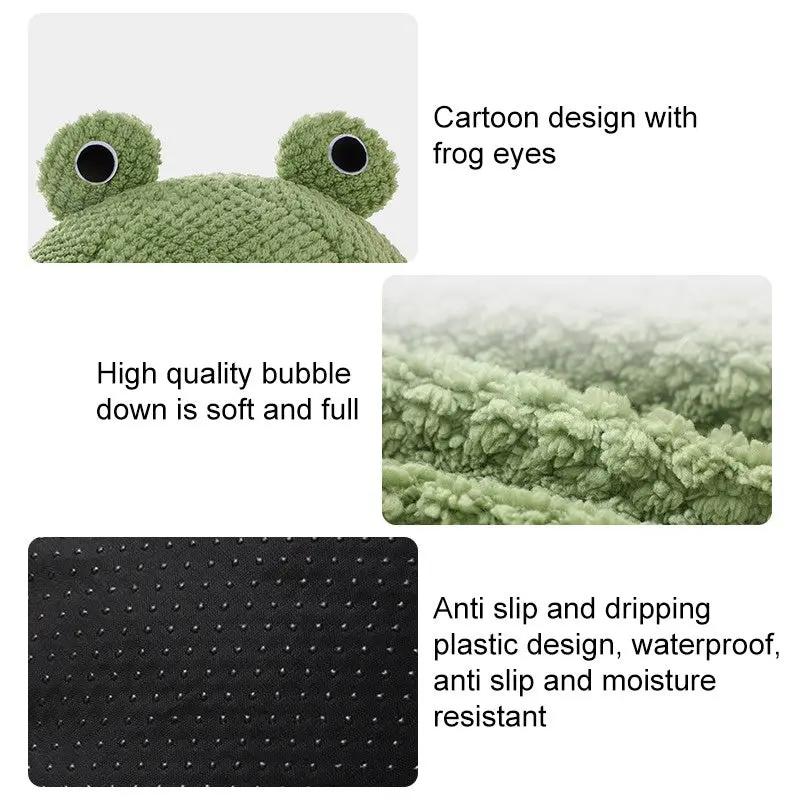 Pawsome™ Plush Frog-Shaped Pet Nest 