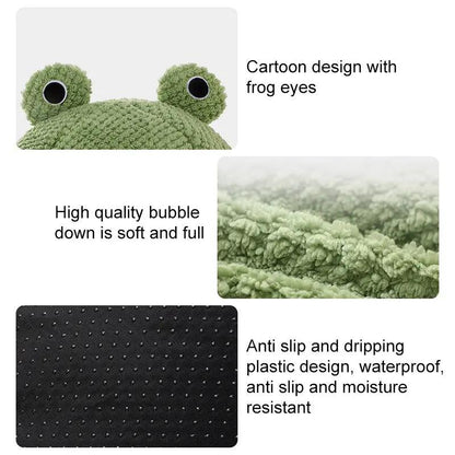 Pawsome™ Plush Frog-Shaped Pet Nest 