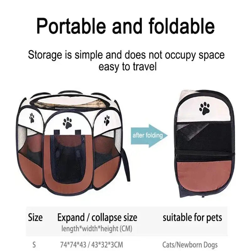 Pawsome™ Portable Foldable Pet Tent 