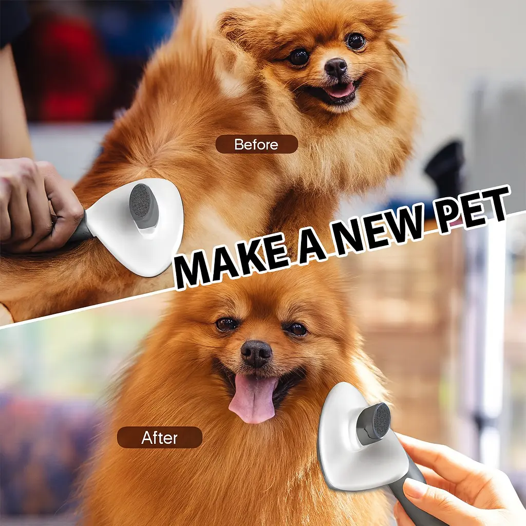 Pawsome™ Self-Cleaning Grooming Brush 