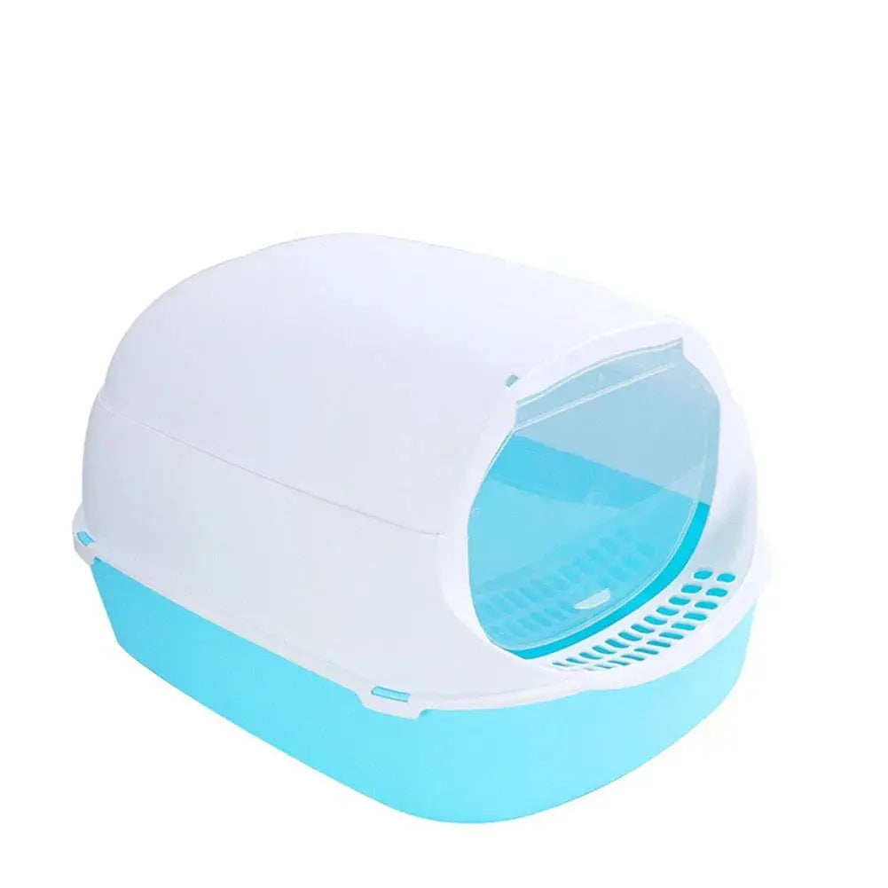 Pawsome™ Semi-Enclosed Cat Litter Box 