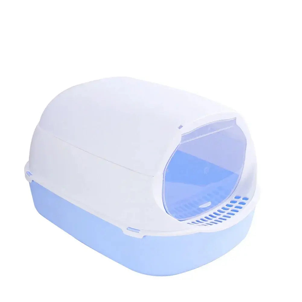 Pawsome™ Semi-Enclosed Cat Litter Box 