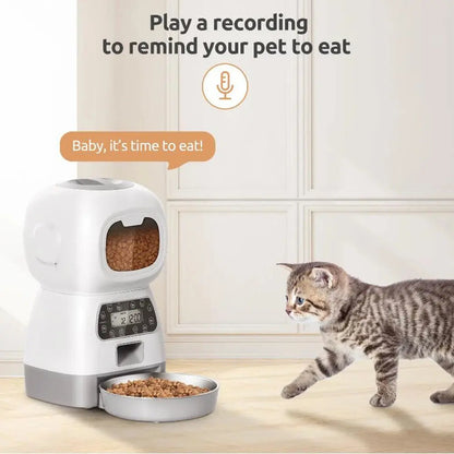 Pawsome™ Smart WiFi Automatic Pet Feeder – 3.5L Capacity 
