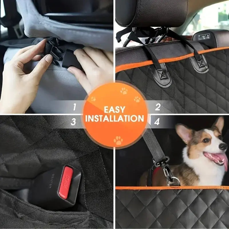 Pawsome™ Waterproof Dog Car Seat Hammock Cover 