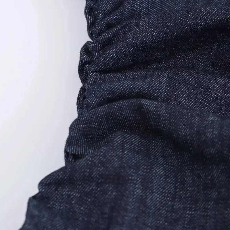 Veloria™ 1975-Inspired Denim Midi Dress 