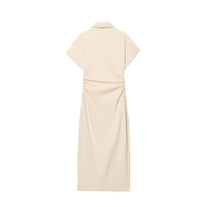 Veloria™ 1975-Inspired Denim Midi Dress 