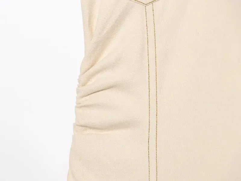 Veloria™ 1975-Inspired Denim Midi Dress 