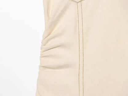 Veloria™ 1975-Inspired Denim Midi Dress 