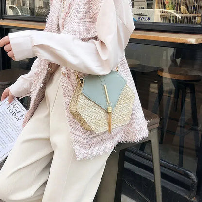 Veloria™ Boho Tassel Flap Bag 