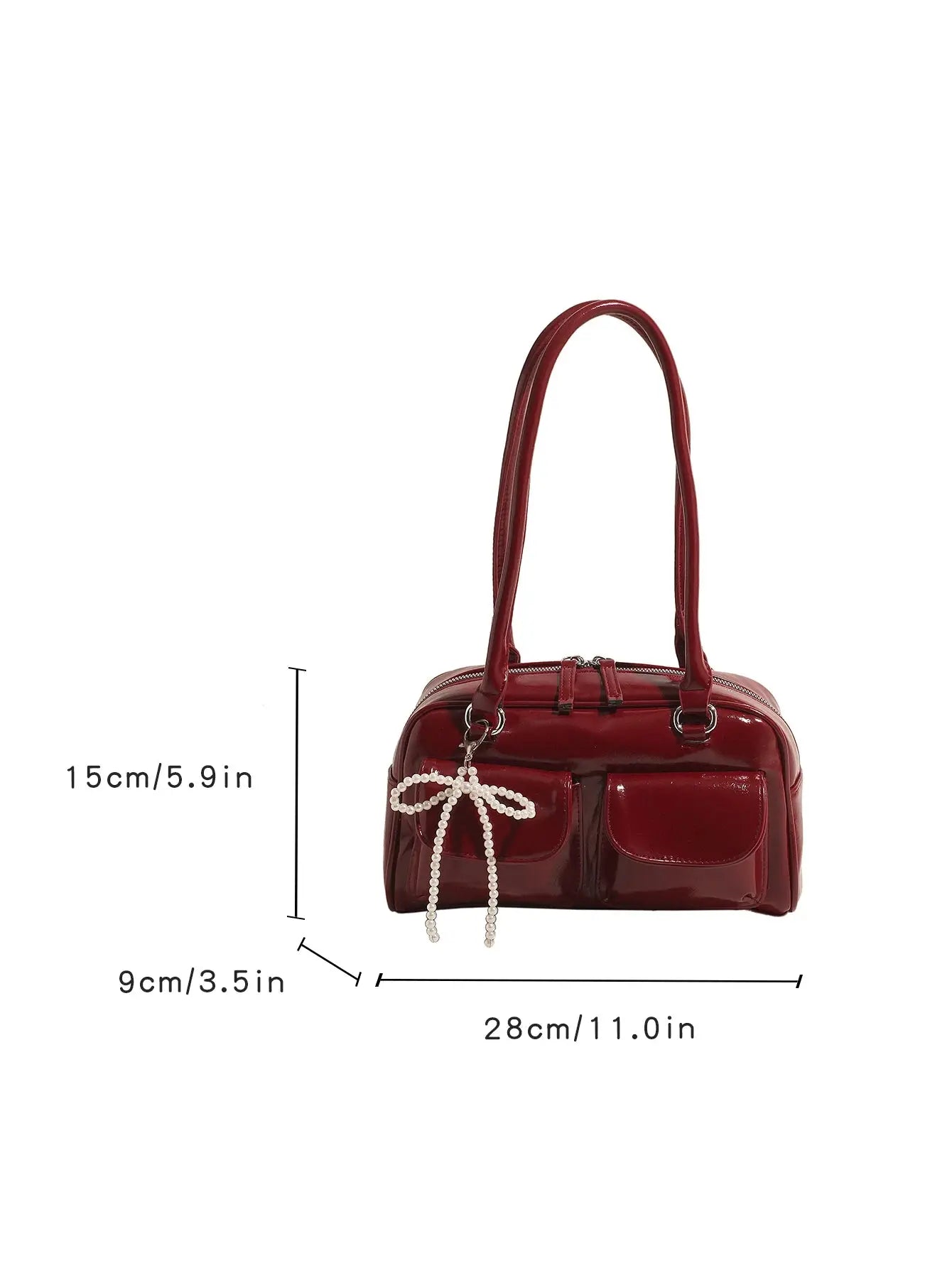 Veloria™ Bow Accent Pillow Shoulder Bag 