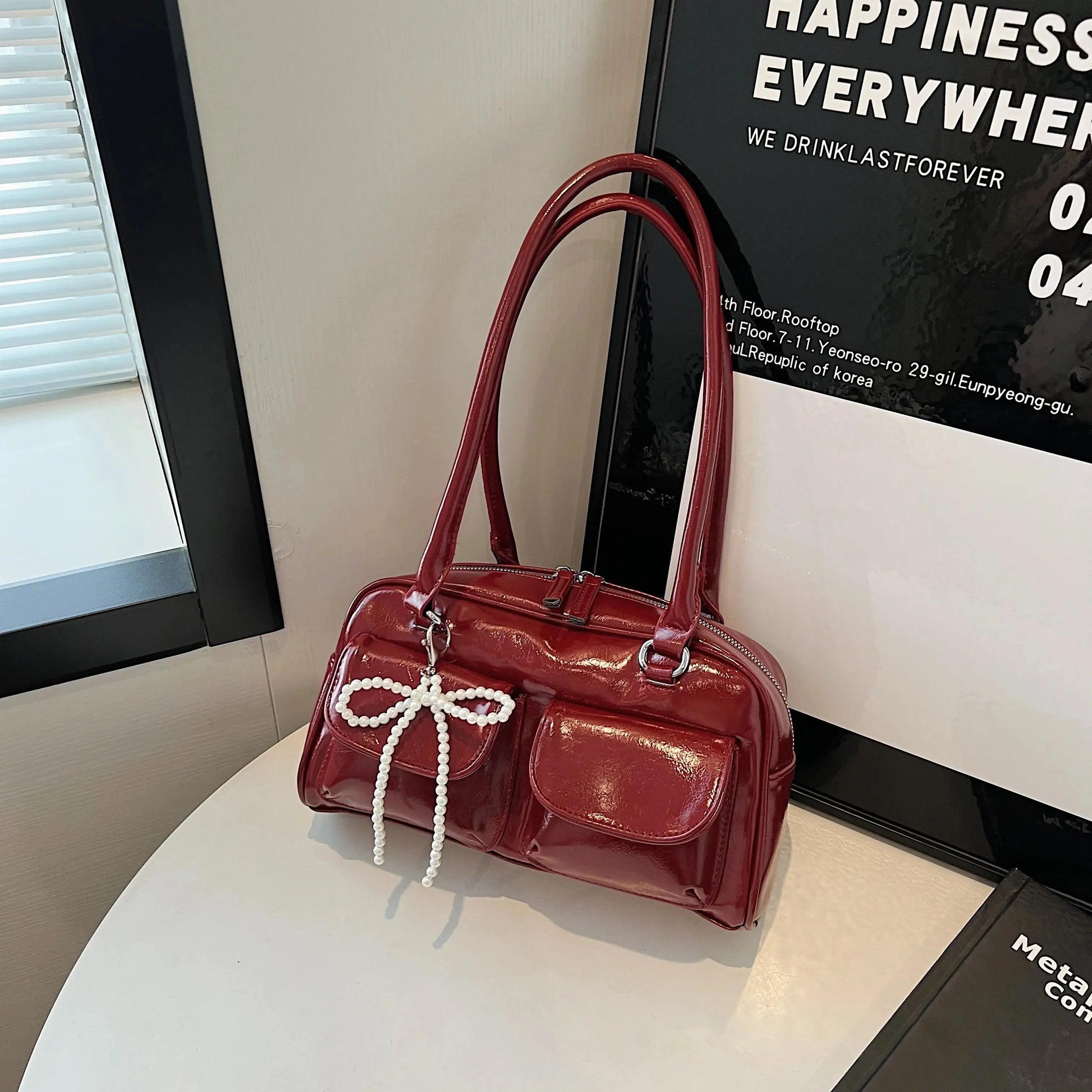 Veloria™ Bow Accent Pillow Shoulder Bag 