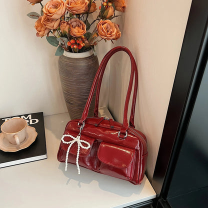 Veloria™ Bow Accent Pillow Shoulder Bag 