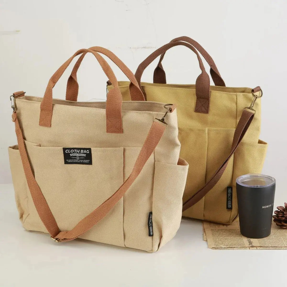 Veloria™ Canvas Everyday Tote Bag 