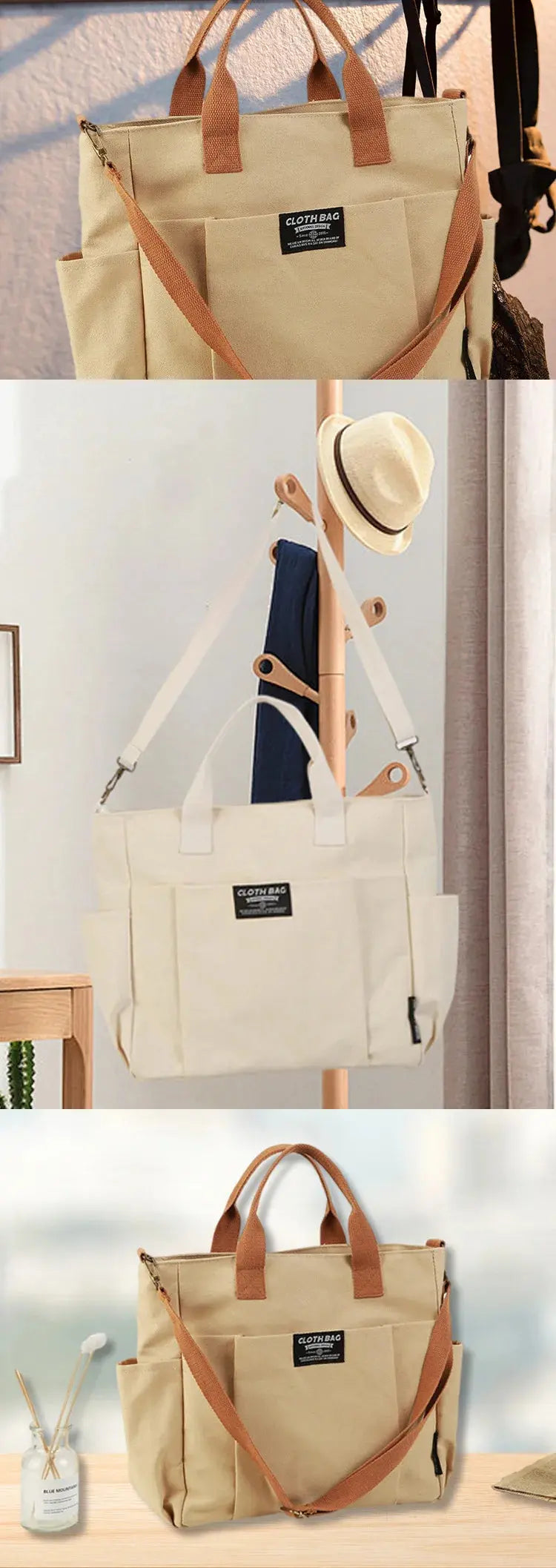 Veloria™ Canvas Everyday Tote Bag 